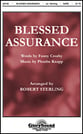 Blessed Assurance SATB choral sheet music cover